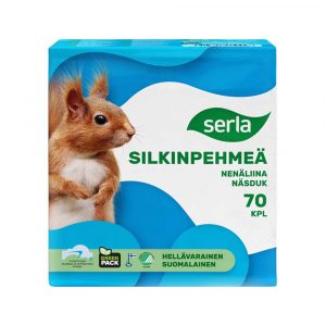 Serla Nenäliina silkinpehmeä 3-k.70 kpl/pkt