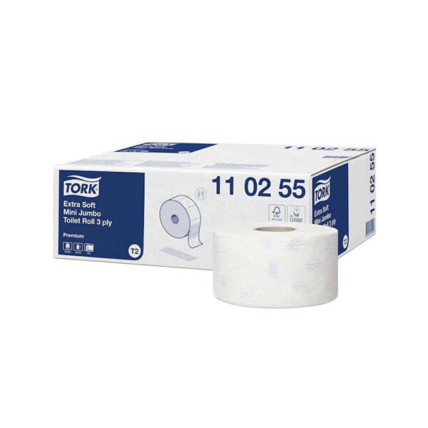Tork Extra Soft Mini Jumbo WC-paperi T2 Premium 3-