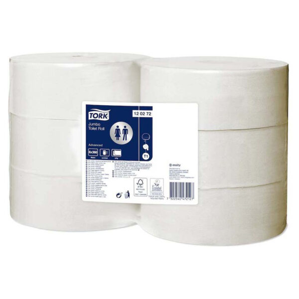 Tork Jumbo WC-paperi T1 Advanced 2-k. 6 rll/me