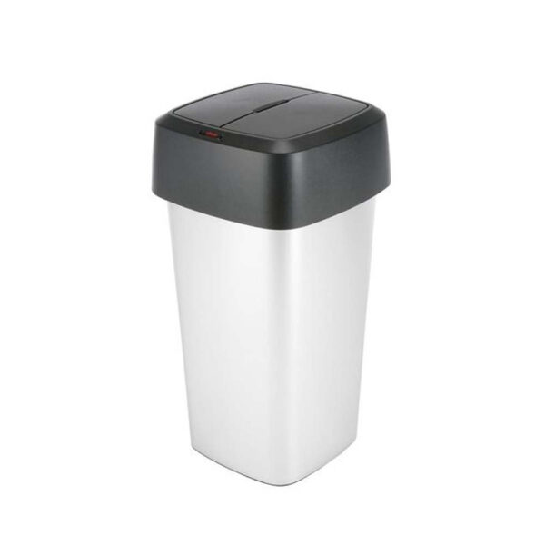 Vileda Iris Jäteastia 60 L kulmikas metalli/musta