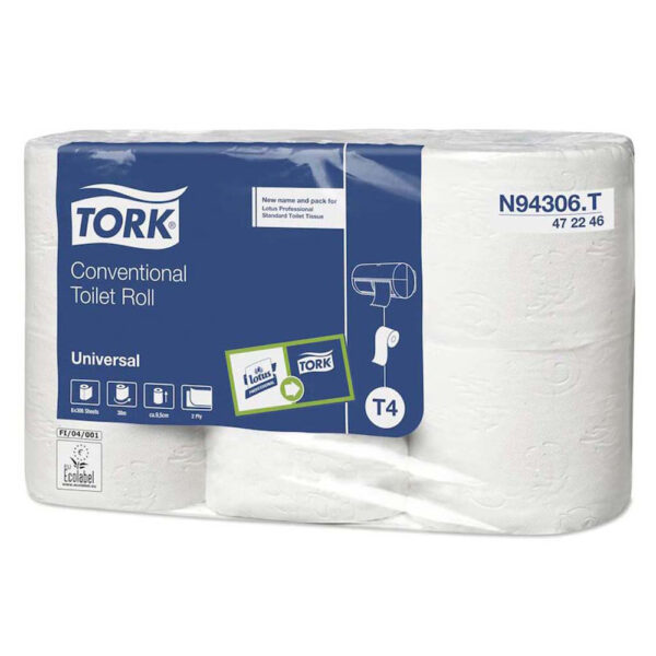 Tork WC-paperi 306 arkkia T4 Universal 2-k.42 rll