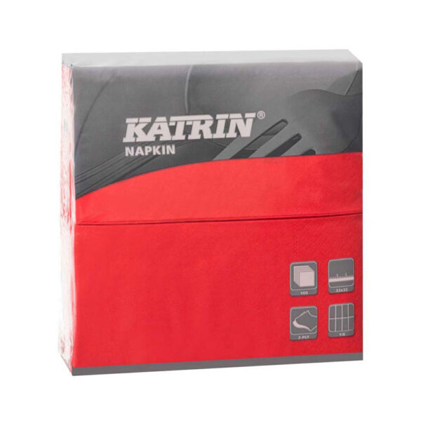 Katrin Napkin 1/8 33 cm raspberry