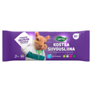 Serla Moist Cleaning Wipes 32...