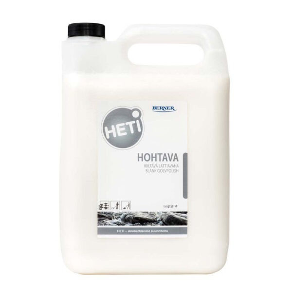 Heti Hohtava kiiltävä lattiavaha 5 L (3 kpl/ltk)