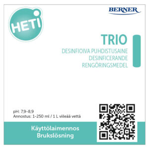 Heti Trio käyttöliuostarra kpl