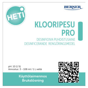Heti Klooripesu käyttöliuostarra kpl