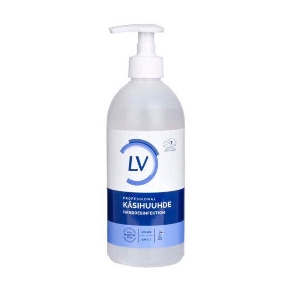 LV Käsihuuhde 500 ml pumpulla (10 kpl/ltk)